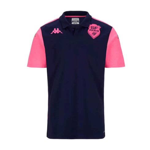 Abiangy 8 Polo Stade Français Paris Blue/Pink 2024/2025 - Kappa