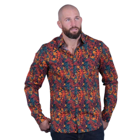 Printed long-sleeved shirt Autumn Rugby Tour - Ruckfield