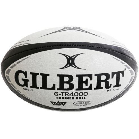 Rugby Training Ball G-TR4000 Black Size 5 - Gilbert