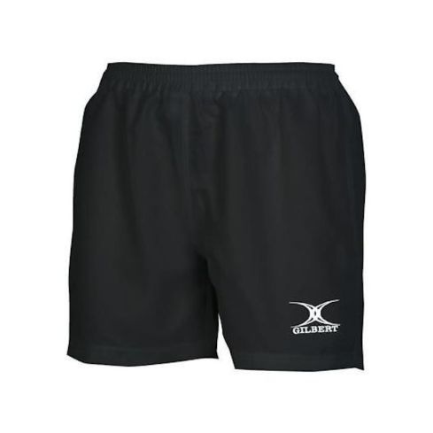 Kids' Rugby Shorts Saracen Black V3 - Gilbert
