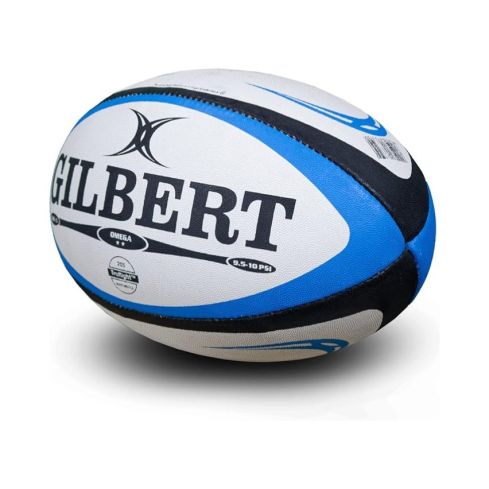 Rugby Ball Omega Blue Black Size 3 - Gilbert