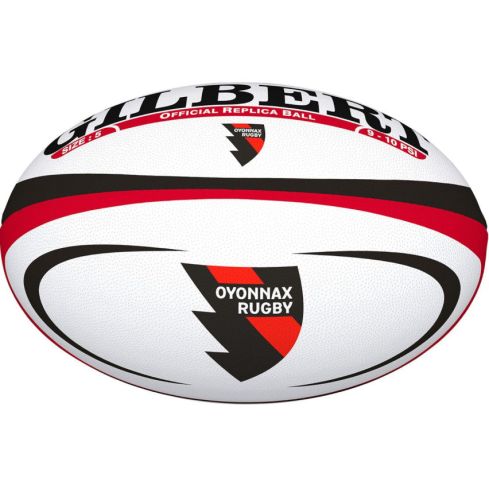Oyonnax Red Rugby Ball - Gilbert