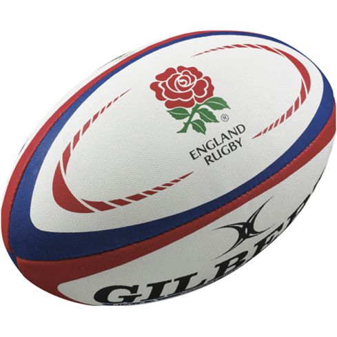 Rugby Replica Ball England Size 5 - Gilbert