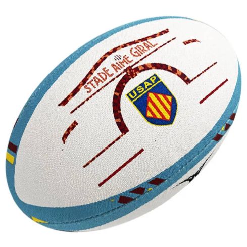 USAP Perpignan Rugby Ball Replica Size 5 – Gilbert