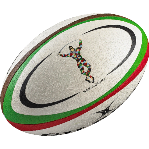 Replica Rugby Ball Harlequins Size 5 - Gilbert