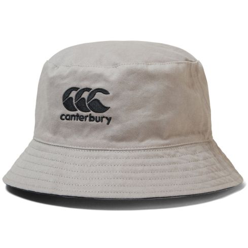 Ireland Reversible Rugby Bucket Hat Black and Grey - Canterbury