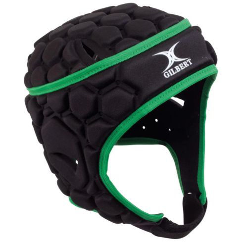 Casque rugby XP 250  NOIR/VERT - GILBERT