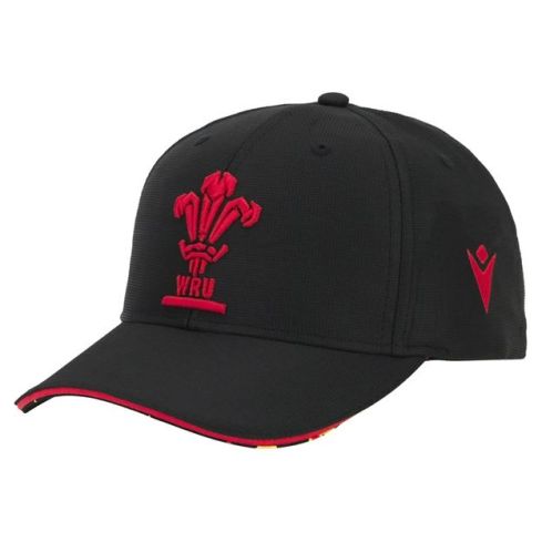 Rugby Supporter Cap Wales Black 2025/2026 Macron