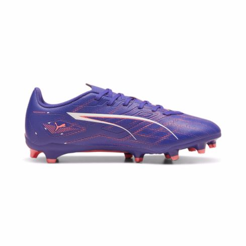 Kids' Rugby Boots Ultra 5 Play FG/AG Molded Studs Dry Ground Purple - Puma