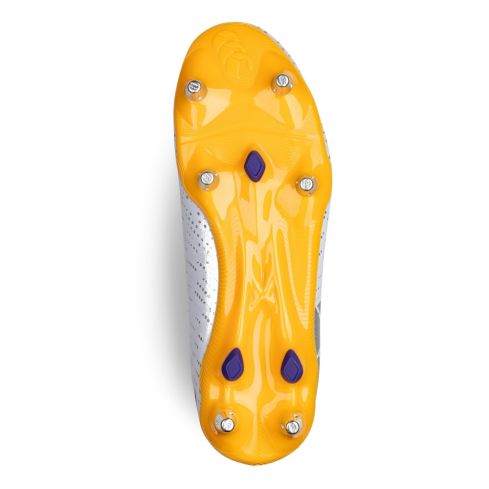 Rugby Shoes Speed Infinite Pro SG Hybrid Studs All-Terrain Yellow/White - Canterbury