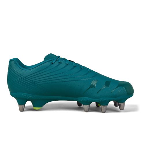 Stampede Groundbreak Team Soft Ground Rugby Boots Green - Canterbury