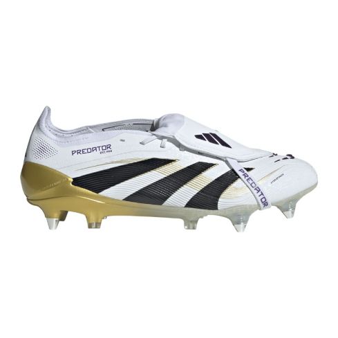 Predator Elite Rugby Boots Fold Over Tongue Hybrid All Ground Studs White Gold Black – Adidas