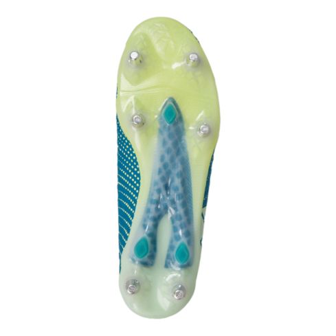 Speed Infinite Elite SG Rugby Boots Hybrid Studs for Soft Ground Blue/Green - Canterbury