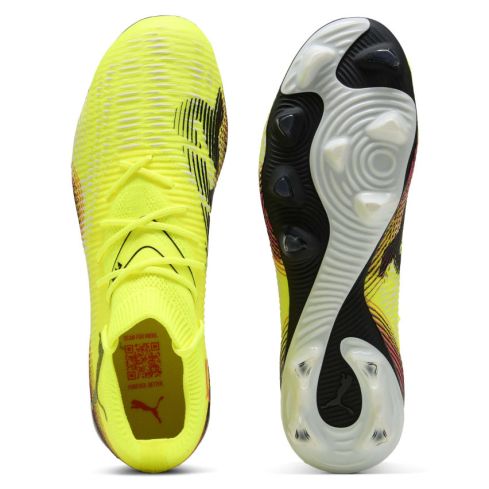 FUTURE 8 Match Rugby Boots FG/AG Molded Studs Firm Ground Fluo - Puma