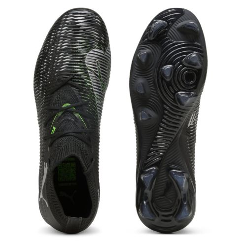 Rugby Shoes FUTURE 8 Match FG/AG Moulded Cleats for Firm Ground Black/Green - Puma