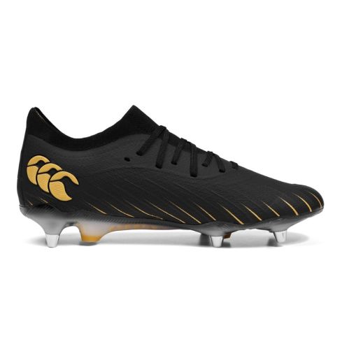 Speed Falcon Elite Rugby Boots Screw-in Studs Black Gold – Canterbury