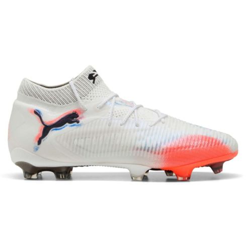 Future 8 Ultimate FG Rugby Boots Molded Studs Firm Ground White Red Blue - Puma