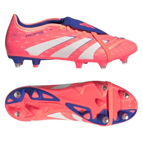Predator Hybrid Rugby Boots with Fold-Over Tongue Soft Ground - Adidas