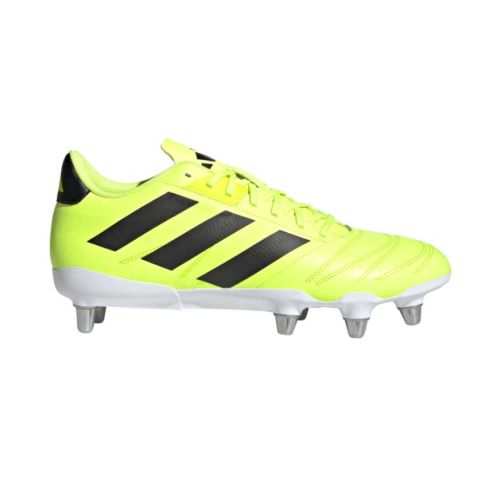 Kakari Elite SG Rugby Boots Screw-in Studs Soft Ground Lucid Lemon Pack - Adidas