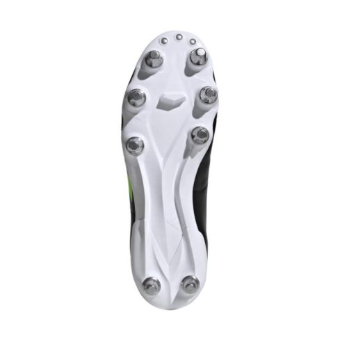 Kakari SG Rugby Boots Screw-in Studs Soft Ground Lucid Lemon Pack Black - Adidas