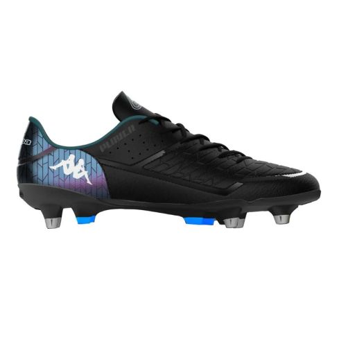 Chaussures Rugby Kombat Player Base (SG) Crampons Hybrides Terrain Mixte Noir - Kappa