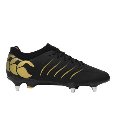 Rugby Boots PHOENIX 2.0 PRO SG Hybrid Studs Soft Ground Black - Canterbury