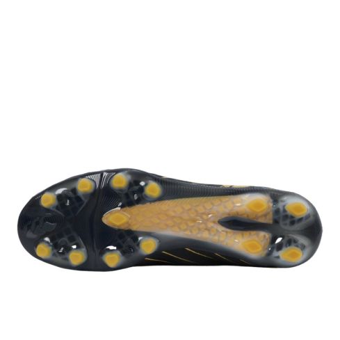 Rugby Boots Speed Infinite Elite Moulded Firm Ground Black and Gold - Canterbury