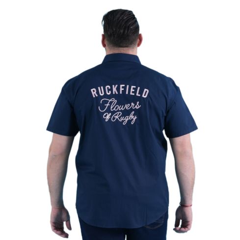 Short Sleeve Rugby Shirt Flowers of Rugby Navy - Ruckfield