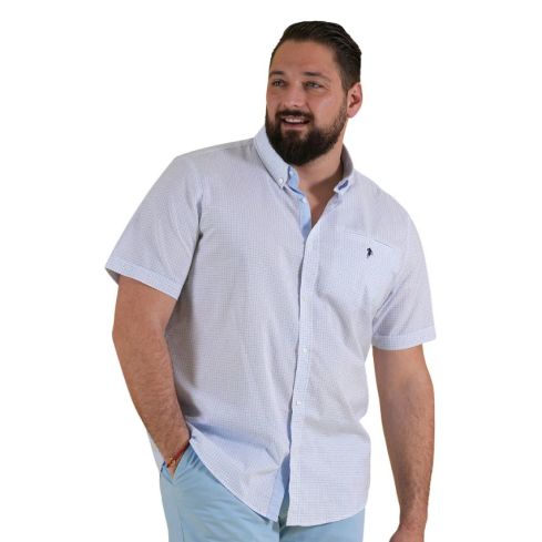 Short-sleeved shirt with geometric patterns "Ligne City" - Ruckfield