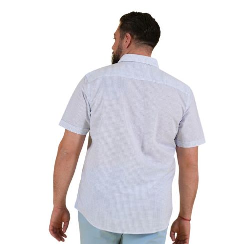 Short-sleeved shirt with geometric pattern "City Line" - Ruckfield