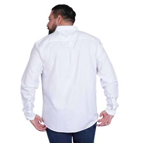 French Rugby Club long sleeve Rugby Shirt White - Ruckfield
