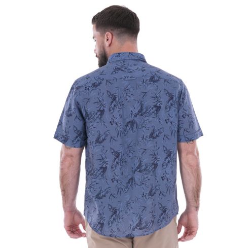 Short-Sleeved Rugby Shirt Flowers of Rugby Blue - Ruckfield