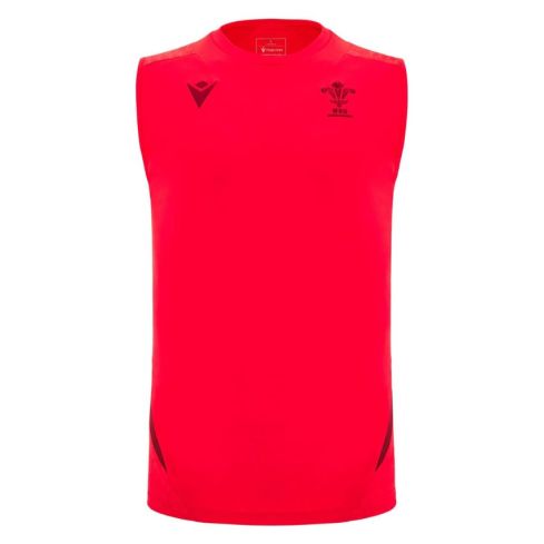 Rugby Training Tank Top Wales Red 2025/2026 - Macron