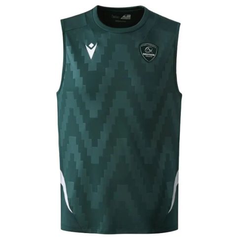 Section Paloise Rugby Training Tank Top 2025/2026 Green - Macron
