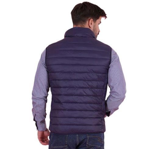 Sleeveless Rugby Puffer Members Club House Navy Blue - Ruckfield
