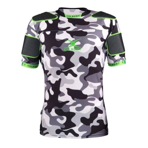Kids Rugby Shoulder Pads XP100 Camouflage - Gilbert