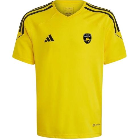 Kids' Rugby T-shirt Stade Rochelais Yellow/Black - Adidas