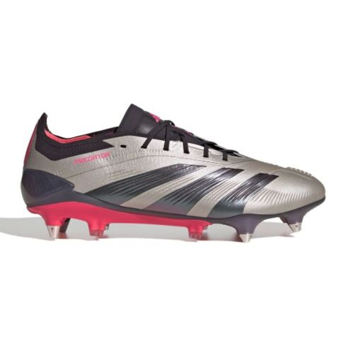 Predator Elite SG Rugby Boots Hybrid Studs All Terrain Grey - Adidas