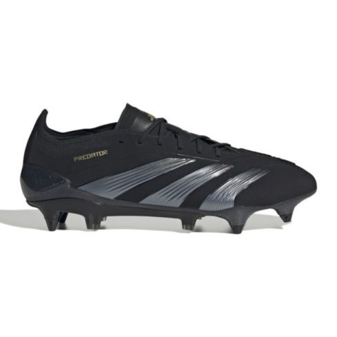 Rugby Shoes Predator Elite SG Hybrid Studs All-Terrain Black/Gold - Adidas