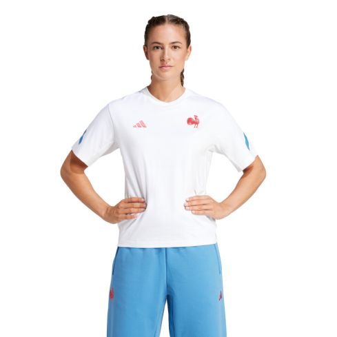 Women’s Rugby T-shirt France White - Adidas