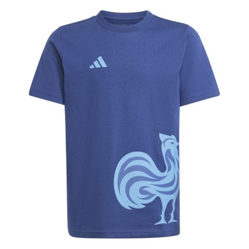 France Kids Graphic Dark Blue Rugby T-shirt – Adidas