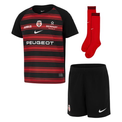 Stade Toulousain Kids’ Rugby Home Kit 2025/2026 – Nike