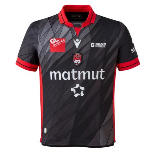 Kids’ Lyon Lou Rugby Home Jersey 2025/2026 – Macron – Pre-order