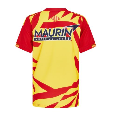 USAP Perpignan Kids’ Rugby Away Jersey 2025/2026 – Adidas