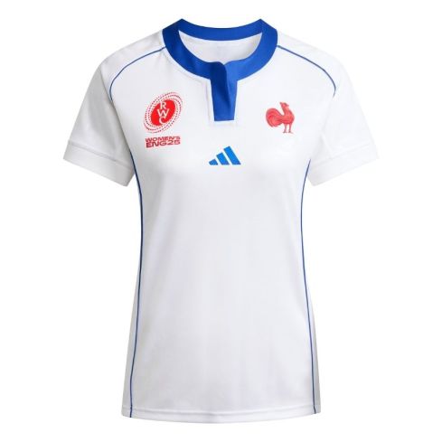 France World Cup 2025 Women's Rugby Away Jersey - Adidas