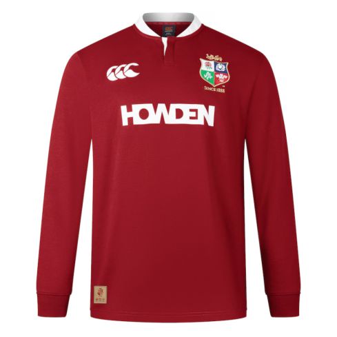 British & Irish Lions Long Sleeve Rugby Shirt - Canterbury