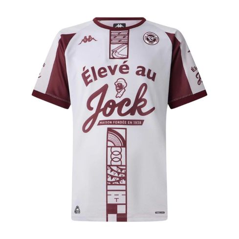 Maillot Rugby Mokibapre Pro Union-Bordeaux-Bègles Gris 2025/2026 - Kappa