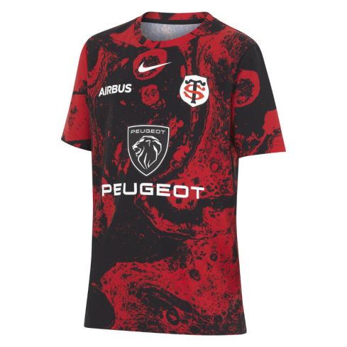 Kids' Pre-Match Rugby Jersey Stade Toulousain 2024/2025 - Nike