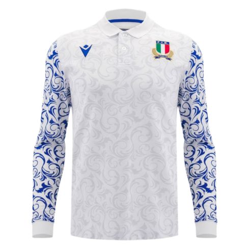 Rugby Replica Away Jersey Italy Cotton 2024/2025 - Macron