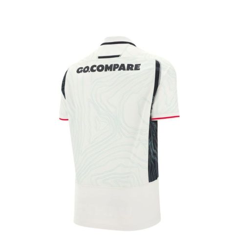 Maillot Rugby Enfant Replica Pays de Galles Extérieur blanc 2025/2026 - Macron
